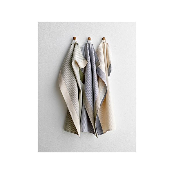 Pamučna/lanena kuhinjska krpa 50x70 cm Statement Stripe – Södahl-image-2