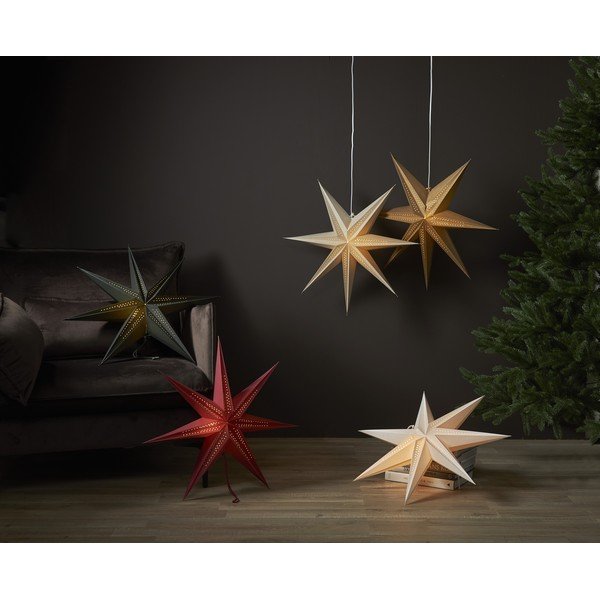 Božićni svjetleći ukras zlatne boje ø 60 cm Point - Star Trading-image-1