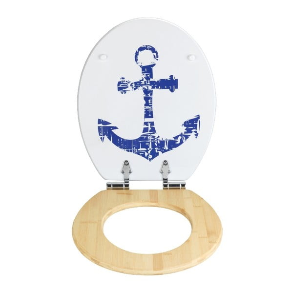 WC daska s pločom od drvenih vlakana Wenko Steering Wheel, 44 x 37,5 cm-image-1