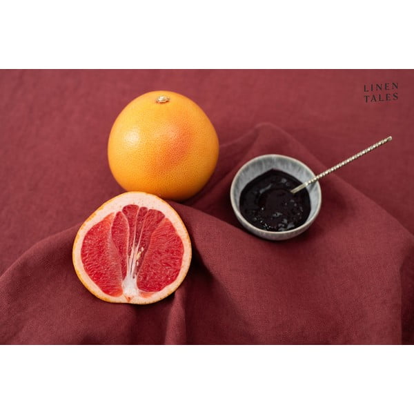 Laneni ubrusi u setu 2 kom 40x40 cm Marsala – Linen Tales-image-2