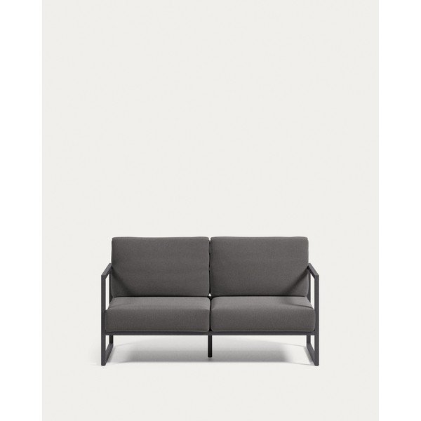 Tamno siva vrtna sofa aluminijska Comova – Kave Home-image-3