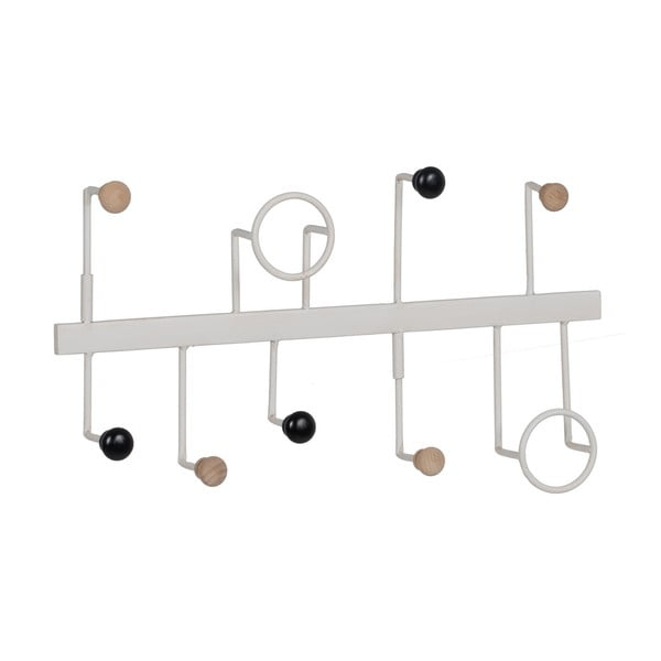 Bijela metalna zidna vješalica – Ixia-image-1