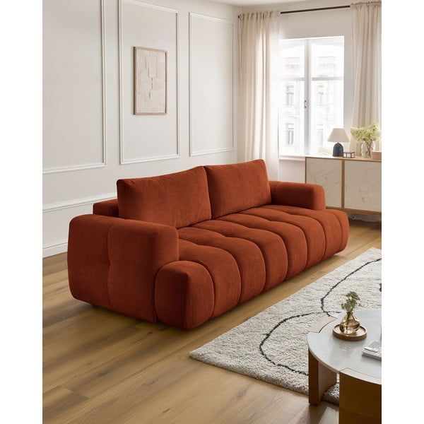 Ciglasta sklopiva/s prostorom za odlaganje sofa 251 cm Fuji – Bobochic Paris-image-1