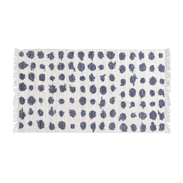 Bijelo-plavi tepih 65x160 cm Leopard - Côté Table