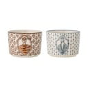 Krem zdjelice u setu 2 kom od kamenine 230 ml Tonia – Bloomingville