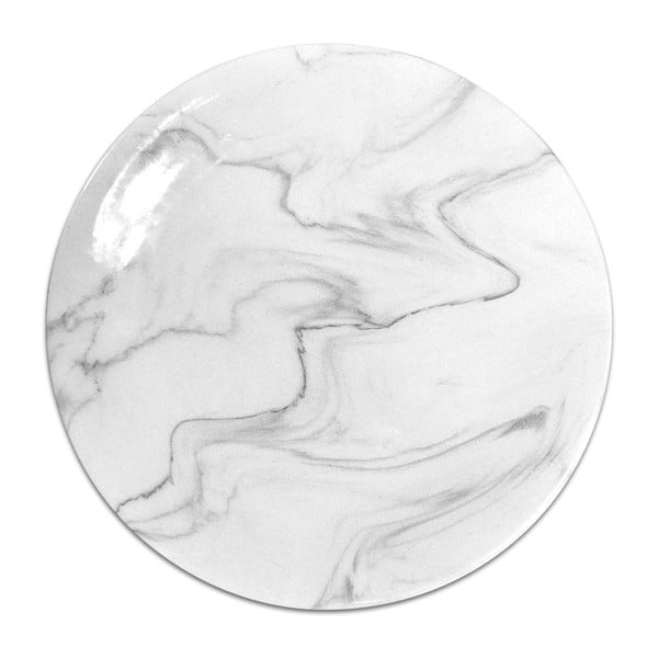 Mramorna keramička ploča, ⌀ 25 cm
