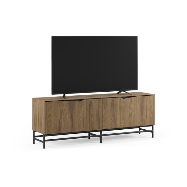 Crna/u prirodnoj boji TV komoda u dekoru hrasta 150x61x35 cm Aiden – Marckeric-image-2