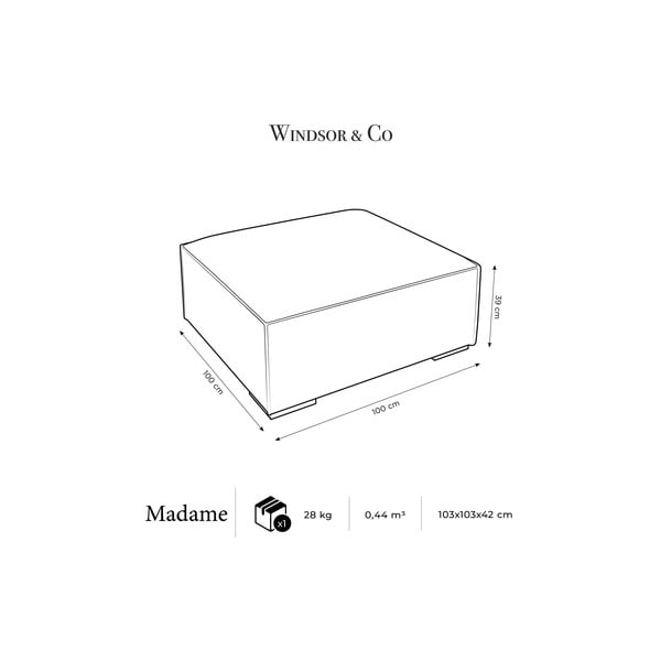 Tabure Madame - Windsor & Co Sofas-image-3