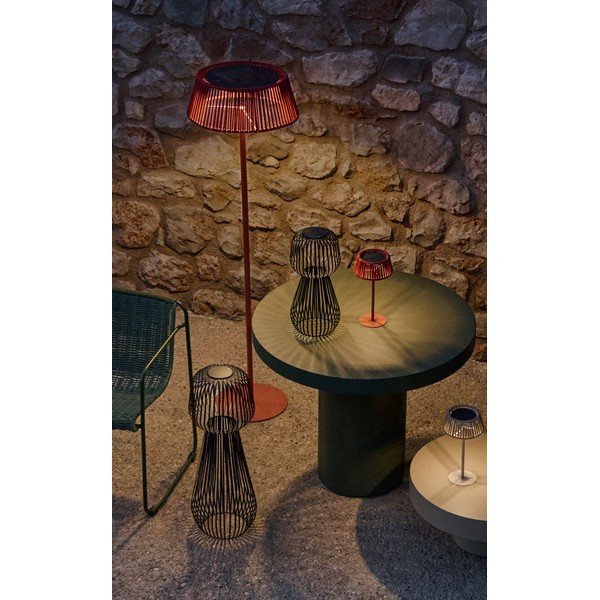 LED stolna vanjska svjetiljka sa solarnim panel ø 33 cm Aldet – Kave Home-image-1