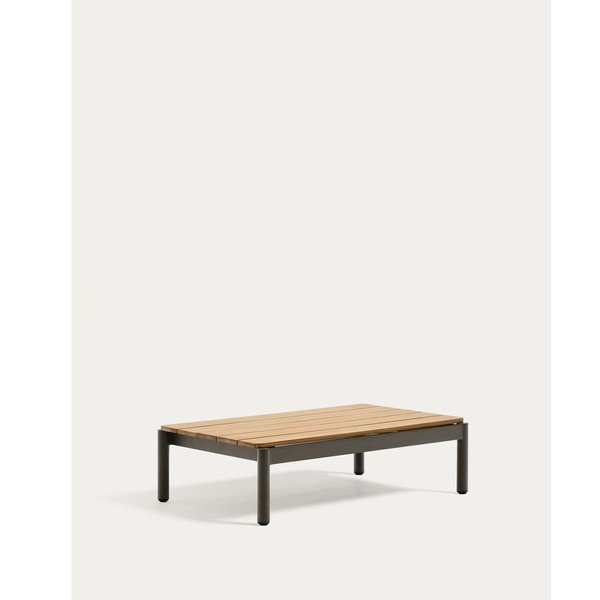 Vrtni stolić za kavu od masivne tikovine 57x91 cm Sorells – Kave Home-image-3
