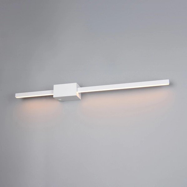 Mat bijela LED zidna lampa s mogućnosti zatamnjivanja Cassino – Trio-image-1