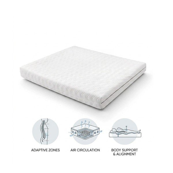 Srednje tvrd madrac s oprugama s termo regulacijom 90x200 cm Dream Essence – Bonami Essentials-image-2