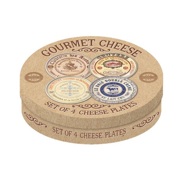 Set od 4 kreativna desertna tanjura Tops Gourmet Cheese-image-1