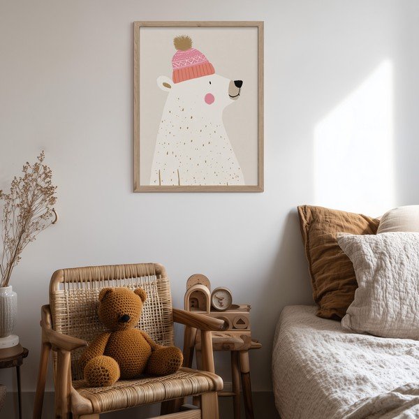 Dječja slika 30x40 cm White Bear – Styler-image-2
