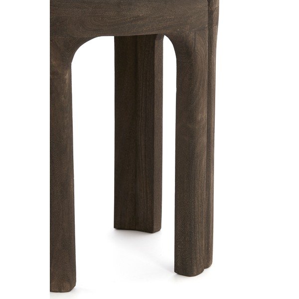 Okrugao pomoćni stol s kamenom pločom stola ø 45 cm Ali – Light & Living-image-4