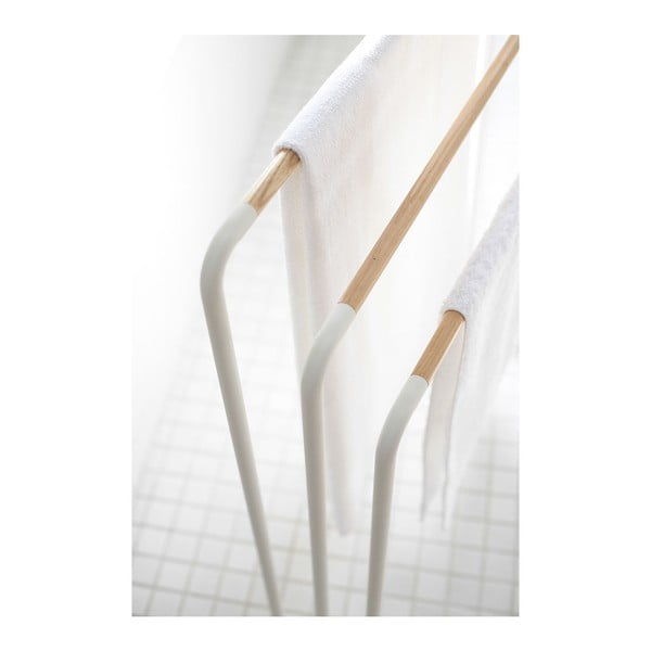 Bijeli stalak za ručnike YAMAZAKI Plane-image-1