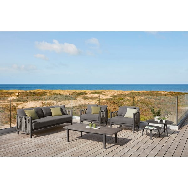 Tamno siva vrtna sofa Switch Rope – Diphano-image-1