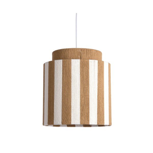 Bijela/u prirodnoj boji viseća svjetiljka od užeta ø 30 cm Vienna Stripes – Leitmotiv
