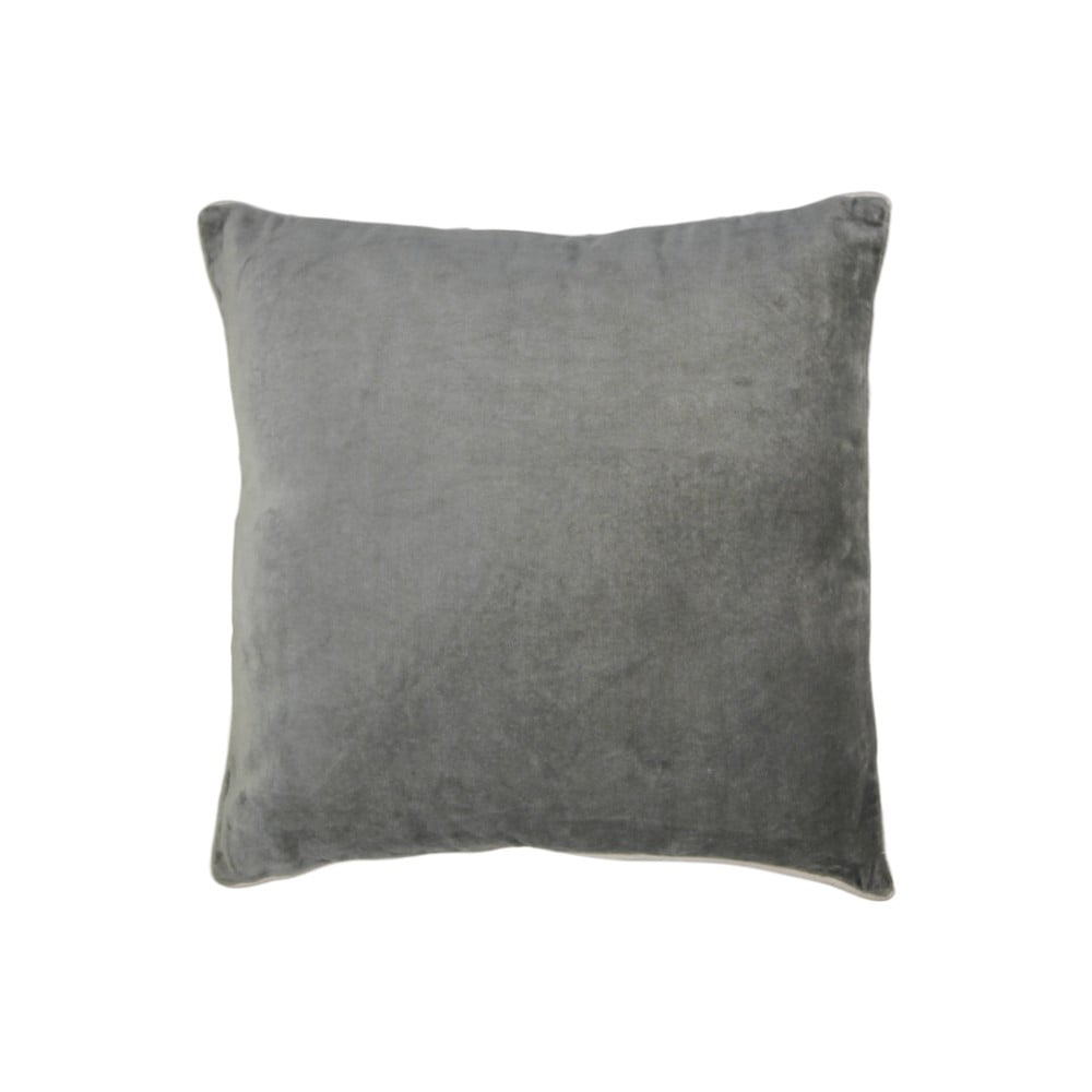Tamno sivi pamučni jastuk HSM kolekcija Colorful Living Mira, 45 x 45 cm