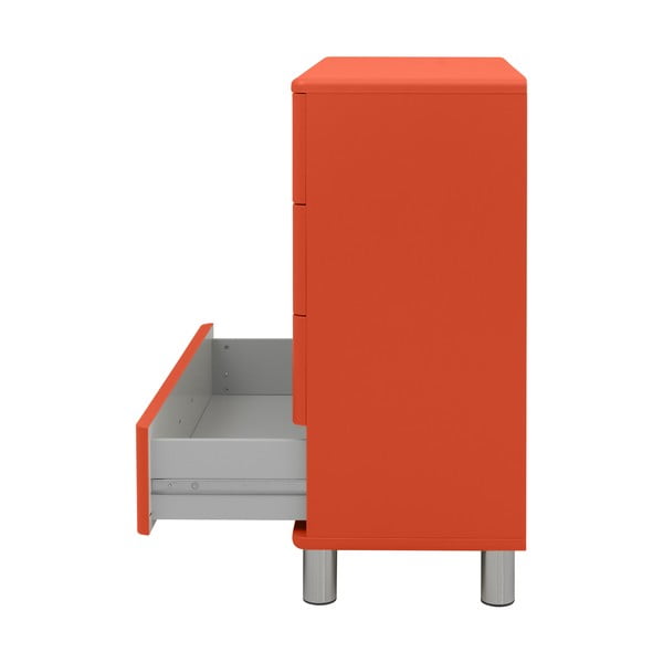Crvena visoka komoda 86x92 cm Malibu - Tenzo-image-3