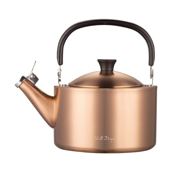 Kuhalo za vodu od nehrđajućeg čelika u bakrenoj boji 1,5 l Diamante – Vialli Design