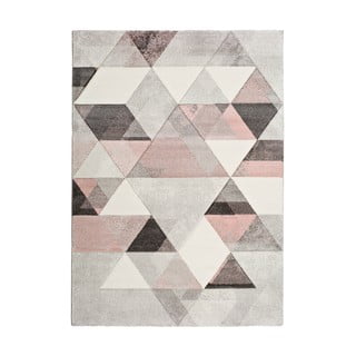 Sivo-ružičasti tepih Universal Pinky Dugaro, 160 x 230 cm