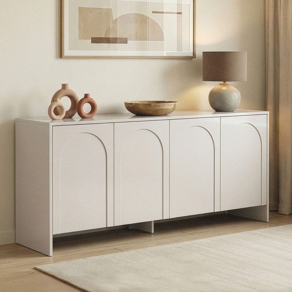 Krem komoda 180x80x45 cm Arlen  – Kalune Design-image-2