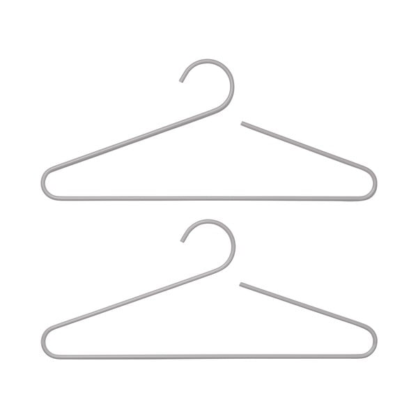 Komplet od 2 svijetlo sive Blomus čelične vješalice-image-1