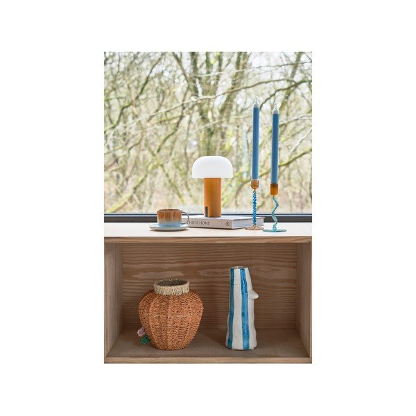 Bijela/narančasta LED stolna lampa (visina 22,5 cm) Styles – Villa Collection-image-4