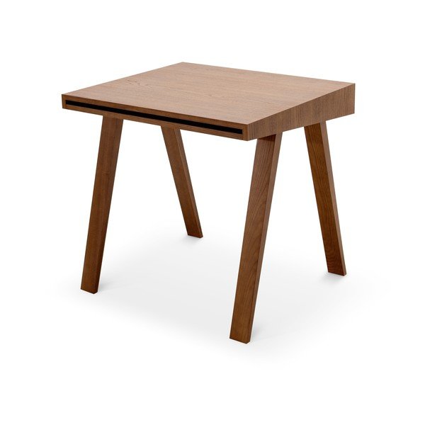 Smeđi stol s nogama od jasena EMKO 80 x 70 cm-image-3