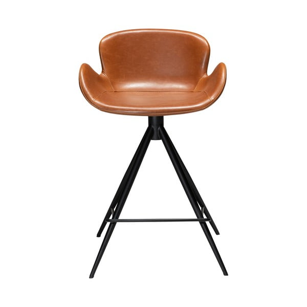 Barska stolica od imitacije kože u boji konjaka DAN-FORM Denmark Gaia, visina 87 cm-image-1