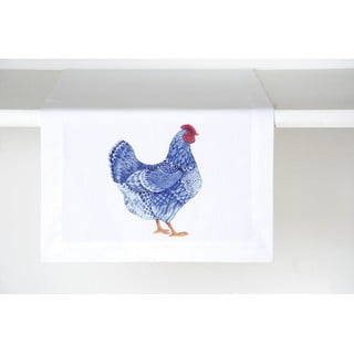 Stolnjak od organskog pamuka 150x45 cm Blue Plumage - IHR