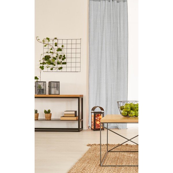 Siva zavjesa Really Nice Things Cortina Hogar Grey Marine Stripes-image-1