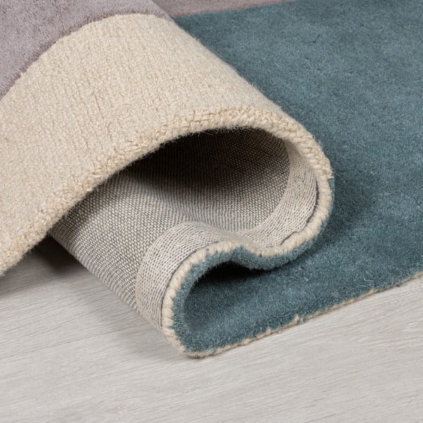 Plavo-bež vuneni tepih 230x160 cm Glow - Flair Rugs-image-3