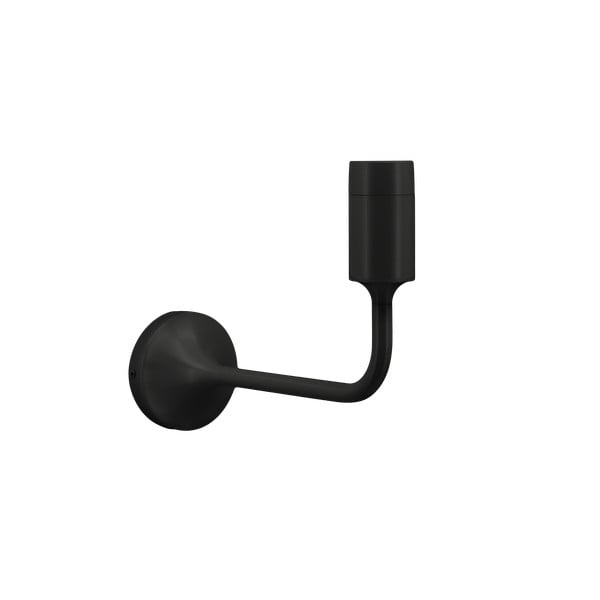 Crna metalna zidna lampa bez sjenila Santé – UMAGE