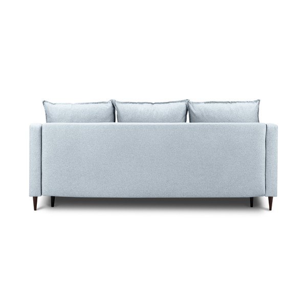 Svijetloplavi kauč na razvlačenje s prostorom za odlaganje Mazzini Sofas Ancolie, 215 cm-image-3