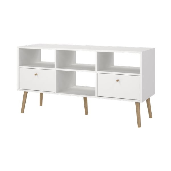 Bijela TV komoda 117x61 cm Bodo – Tvilum-image-3