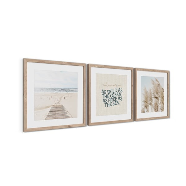 Slike u setu 3 kom 30x40 cm Seaside – Styler-image-4