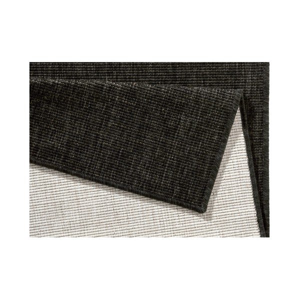 Crni dvostrani tepih pogodan za outdoor bougari Miami, 160 x 230 cm-image-2