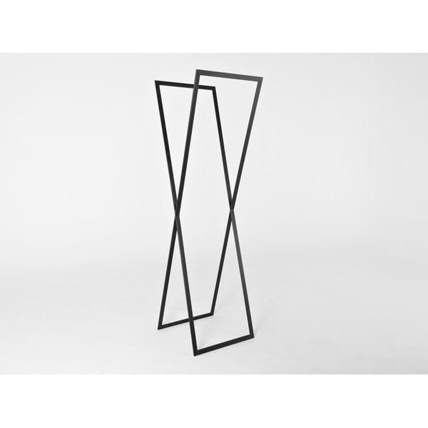 Crna metalna vješalica CustomForm Rosette-image-4