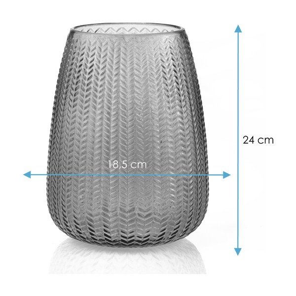 Zelena staklena vaza (visina 24 cm) Sevilla – Restilo-image-3