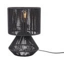 Crna stolna lampa sa sjenilom od papirne špage (visina 30 cm)  Forma  – Leitmotiv