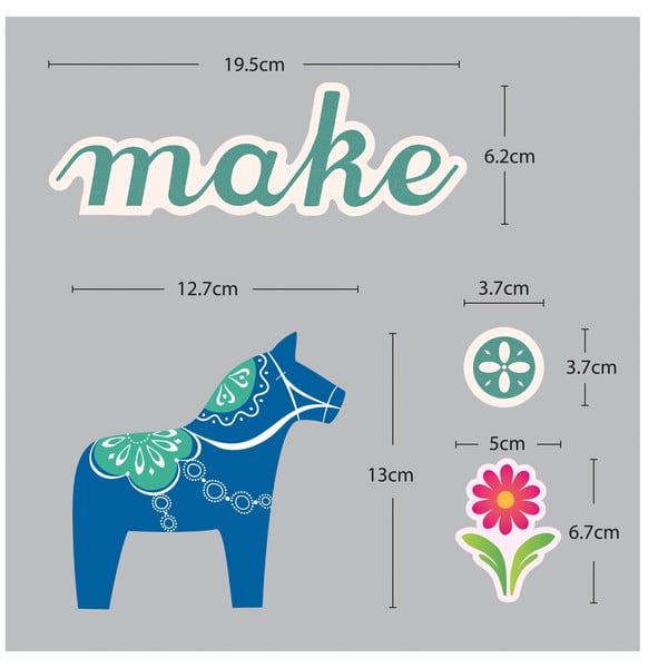 Naljepnica Fanastick Small Colorful Horses-image-3