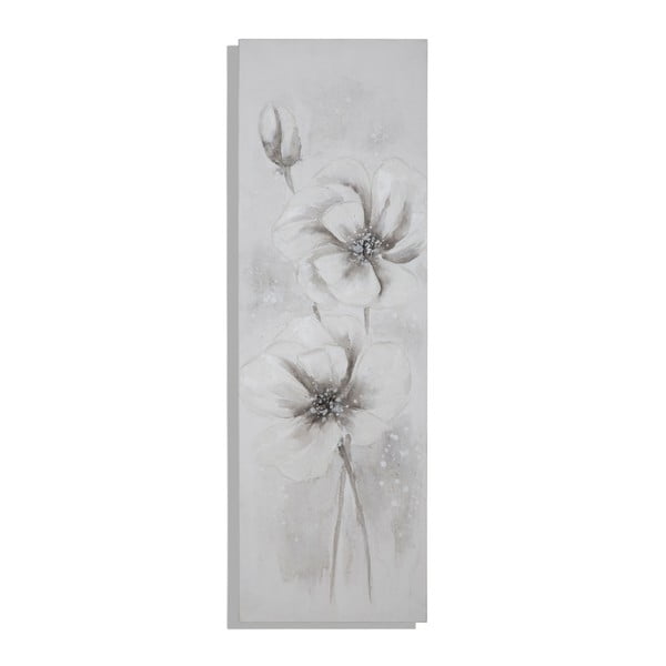 Ručno oslikana slika s motivom cvijeća Maura Ferrettija Stroke, 50 x 150 cm