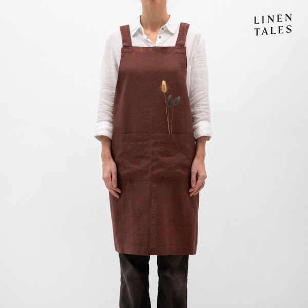 Lanena pregača Chocolate – Linen Tales