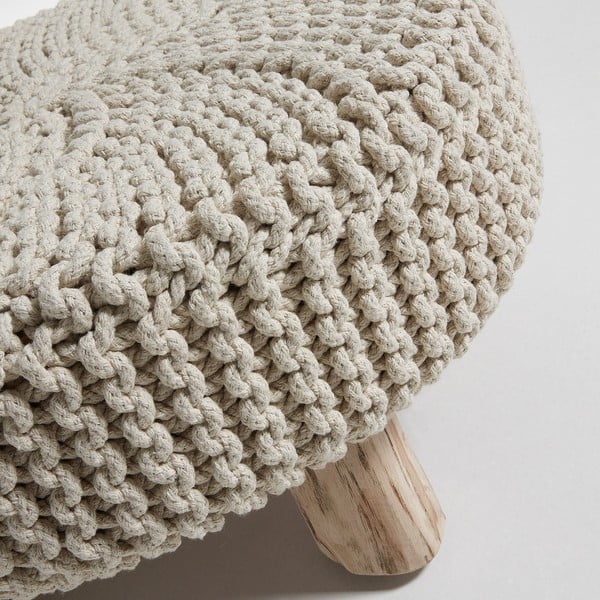 La Forma Storm široka kremasta stolica za noge-image-1