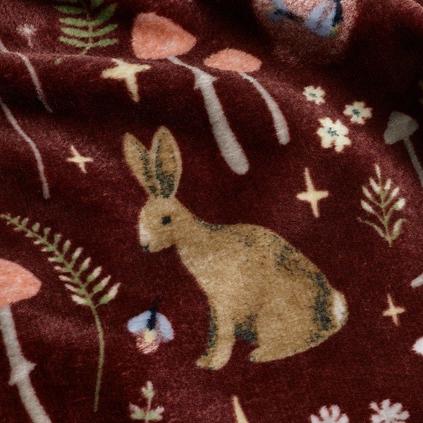 Tamno smeđa deka 130x170 cm Enchanted Twilight Animals – Catherine Lansfield-image-3