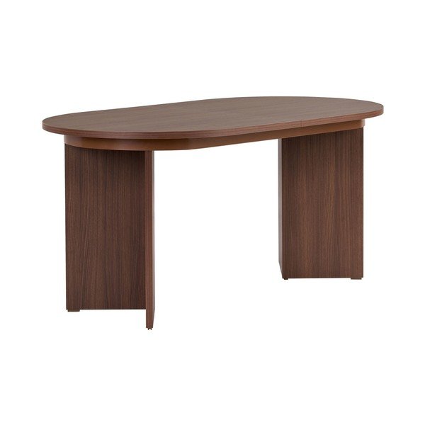Proširiv blagovaonski stol s dodatnom pločom u dekoru oraha 90x160 cm Sorell – Kalune Design