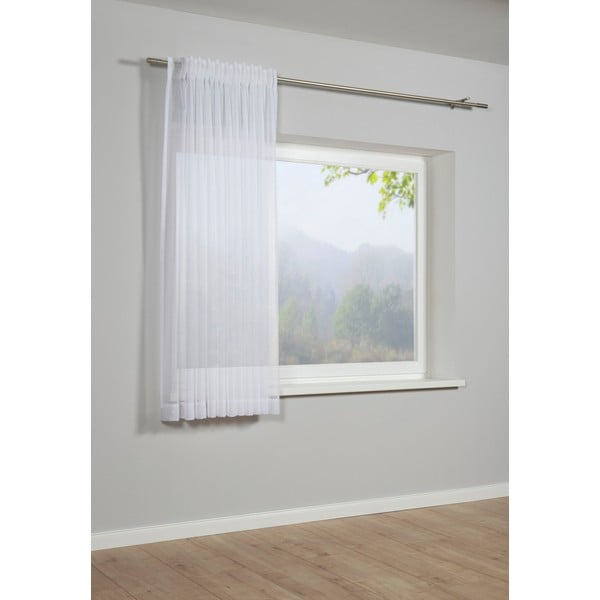 Bijela zavjesa 175x450 cm Voile Uni - Gardinia-image-1