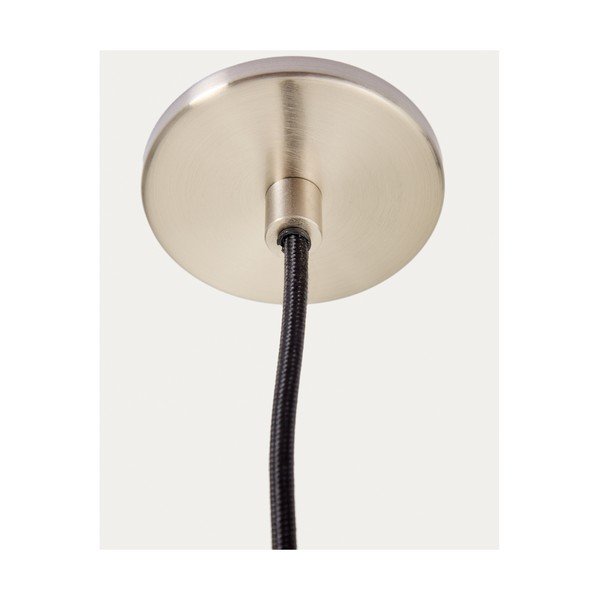 Viseća svjetiljka u srebrnoj boji s metalnim sjenilom Nuvira – Kave Home-image-3